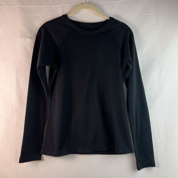 Marmot Baselayer Long-Sleeve Crew T-Shirt Women's Black Size Medium - Picture 1 of 5